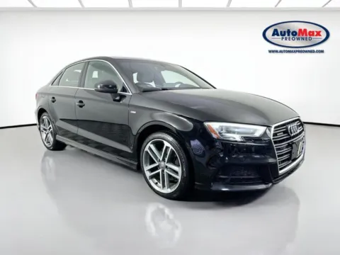 Black 2018 Audi A3 2.0T Premium Plus for sale in Framingham, MA