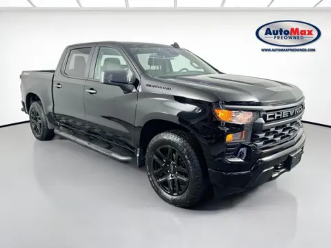 Black 2023 Chevrolet Silverado 1500 Custom for sale in Framingham, MA