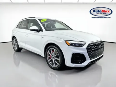 White 2024 Audi Q5 e 55 Premium Plus for sale in Framingham, MA
