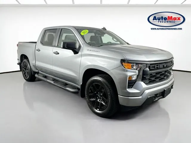 Gray 2023 Chevrolet Silverado 1500 Custom for sale in Framingham, MA