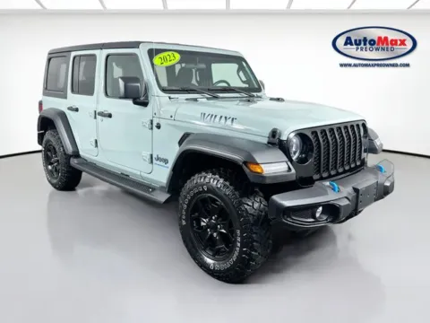 Gray 2023 Jeep Wrangler Base 4xe for sale in Framingham, MA