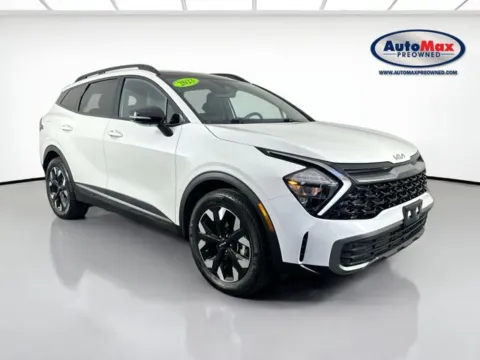 White 2023 Kia Sportage Plug-In Hybrid X-Line for sale in Framingham, MA