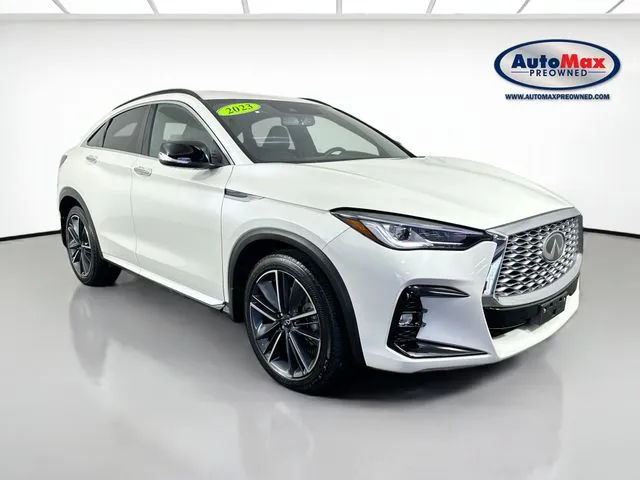 White 2023 INFINITI QX55 LUXE for sale in Framingham, MA