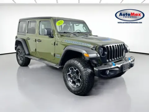 Green 2023 Jeep Wrangler Rubicon 4xe for sale in Framingham, MA