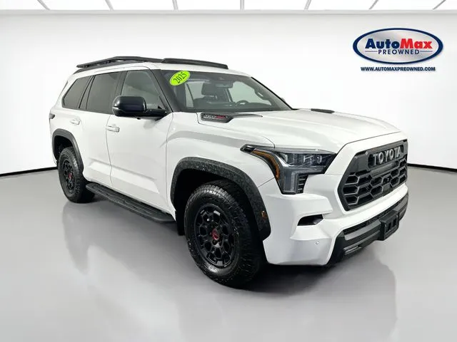 White 2025 Toyota Sequoia TRD Pro for sale in Framingham, MA
