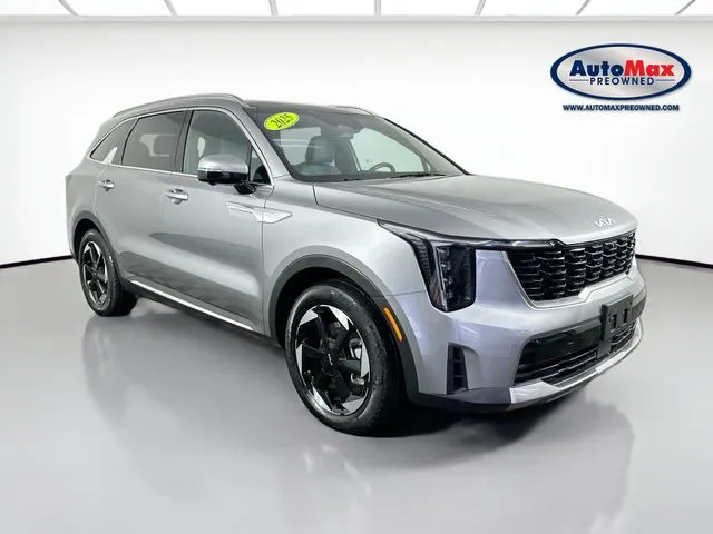 Gray 2025 Kia Sorento Hybrid SX Prestige for sale in Framingham, MA