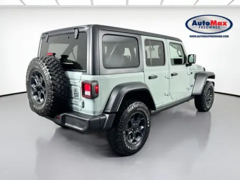Photos of 2023 Jeep Wrangler Willys 4xe for sale in Framingham, MA at AutoMax Preowned Framingham