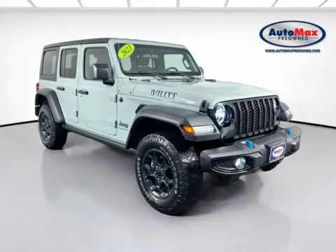 Gray 2023 Jeep Wrangler Base 4xe for sale in Framingham, MA