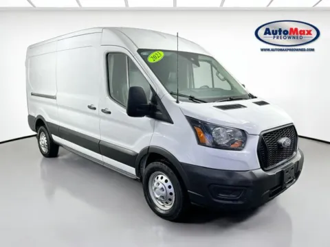 White 2023 Ford Transit-250 148" Medium Roof AWD for sale in Framingham, MA