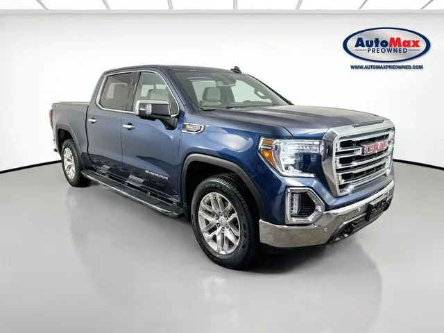 Blue 2019 GMC Sierra 1500 SLT for sale in Framingham, MA