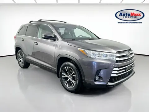 Gray 2019 Toyota Highlander LE Plus for sale in Framingham, MA