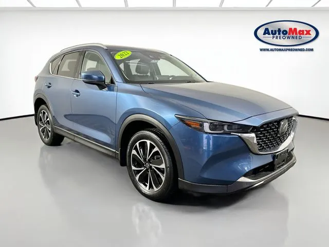 Blue 2022 Mazda CX-5 2.5 S Premium Package for sale in Framingham, MA