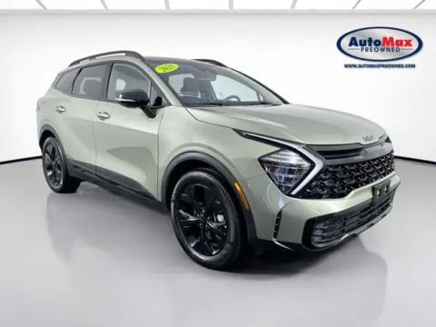 Green 2025 Kia Sportage Plug-In Hybrid X-Line for sale in Framingham, MA