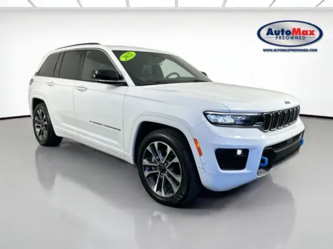 White 2022 Jeep Grand Cherokee Overland 4xe for sale in Framingham, MA