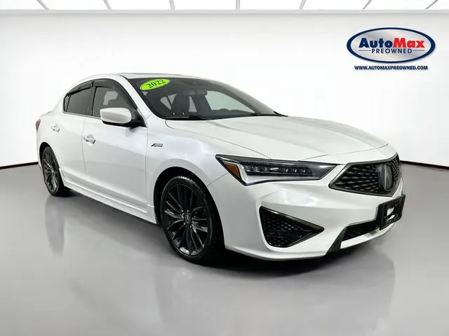White 2022 Acura ILX Technology & A-Spec Packages for sale in Framingham, MA