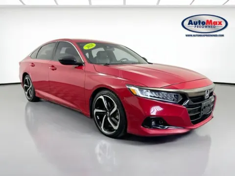 Red 2021 Honda Accord Sport for sale in Framingham, MA