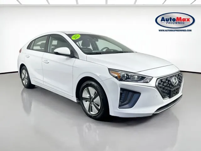 White 2022 Hyundai Ioniq Hybrid Blue for sale in Framingham, MA