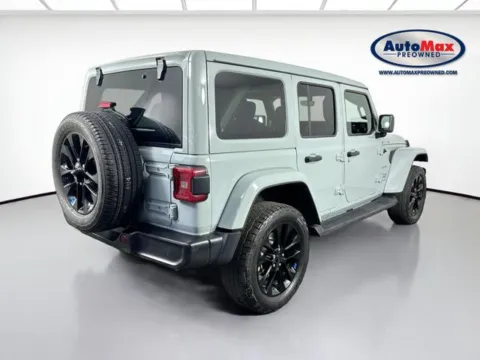 Photos of 2023 Jeep Wrangler Sahara 4xe for sale in Framingham, MA at AutoMax Preowned Framingham