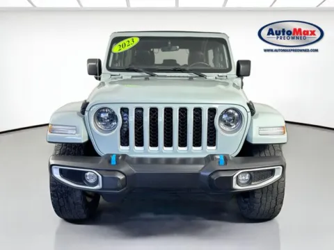 Photos of 2023 Jeep Wrangler Sahara 4xe for sale in Framingham, MA at AutoMax Preowned Framingham