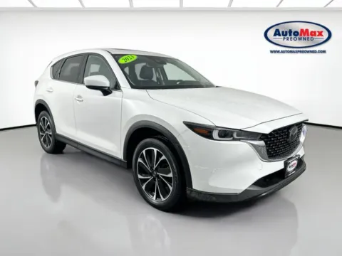 White 2023 Mazda CX-5 2.5 S Premium Package for sale in Framingham, MA