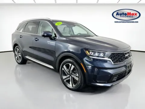 Blue 2023 Kia Sorento Hybrid SX Prestige for sale in Framingham, MA