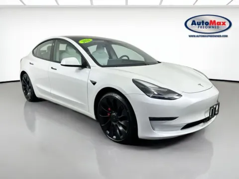 White 2021 Tesla Model 3 Performance for sale in Framingham, MA