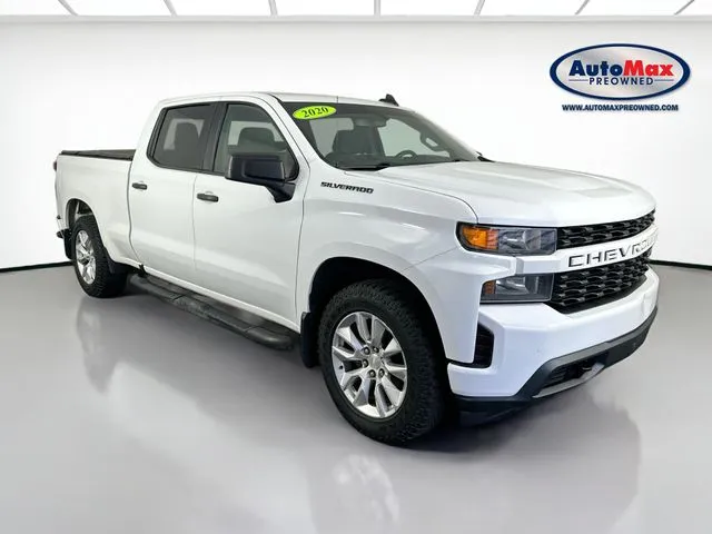 White 2020 Chevrolet Silverado 1500 Custom for sale in Framingham, MA