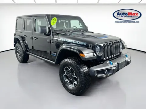 Black 2023 Jeep Wrangler Rubicon 4xe for sale in Framingham, MA