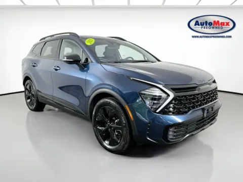 Blue 2025 Kia Sportage Plug-In Hybrid X-Line for sale in Framingham, MA
