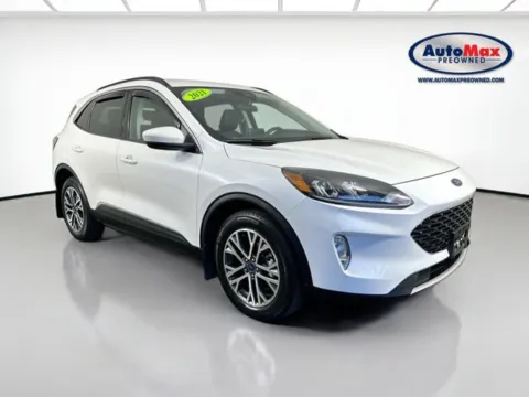 White 2021 Ford Escape Hybrid SEL for sale in Framingham, MA