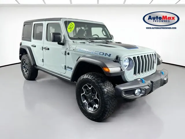 Gray 2023 Jeep Wrangler Rubicon 4xe for sale in Framingham, MA