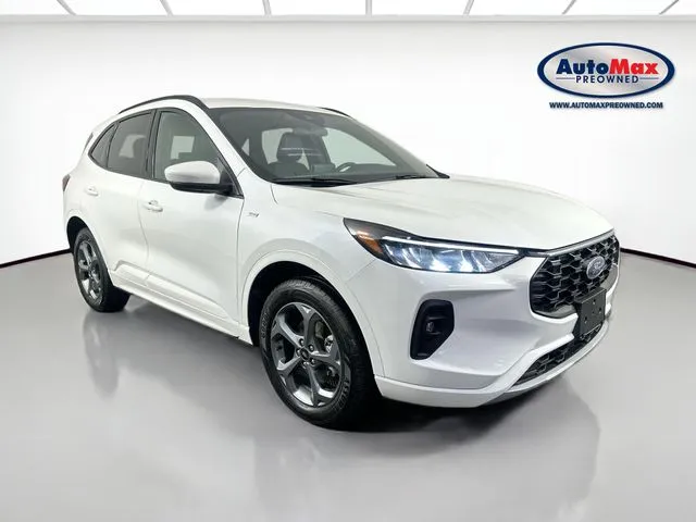 White 2024 Ford Escape Hybrid ST-Line Select for sale in Framingham, MA