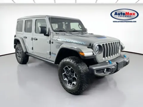 Gray 2023 Jeep Wrangler Rubicon 4xe for sale in Framingham, MA