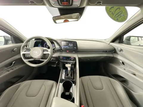 Another view of 2023 Hyundai Elantra Hybrid Blue for sale in Framingham, MA at AutoMax Preowned Framingham