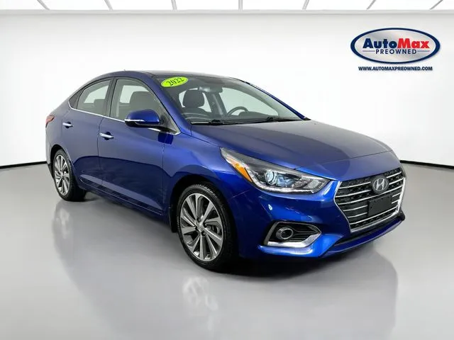 Blue 2022 Hyundai Accent Limited for sale in Framingham, MA