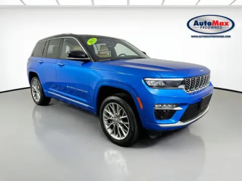 Blue 2023 Jeep Grand Cherokee Summit 4xe for sale in Framingham, MA