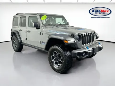 Gray 2023 Jeep Wrangler Rubicon 4xe for sale in Framingham, MA