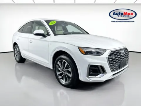White 2022 Audi Q5 Sportback 45 S line Premium for sale in Framingham, MA