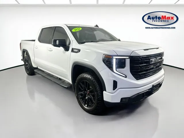 White 2022 GMC Sierra 1500 Elevation for sale in Framingham, MA