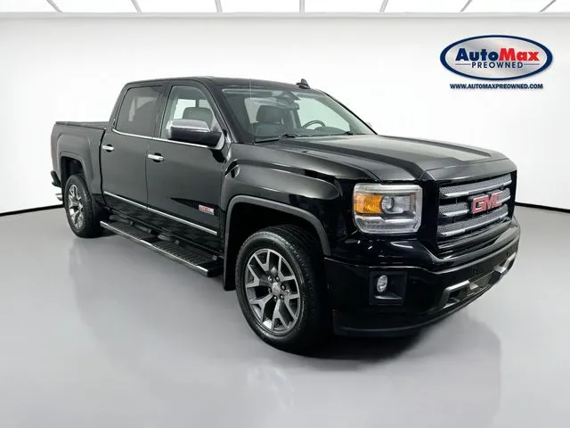 Black 2015 GMC Sierra 1500 SLT for sale in Framingham, MA