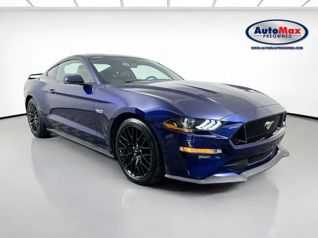 Blue 2018 Ford Mustang GT Premium for sale in Framingham, MA