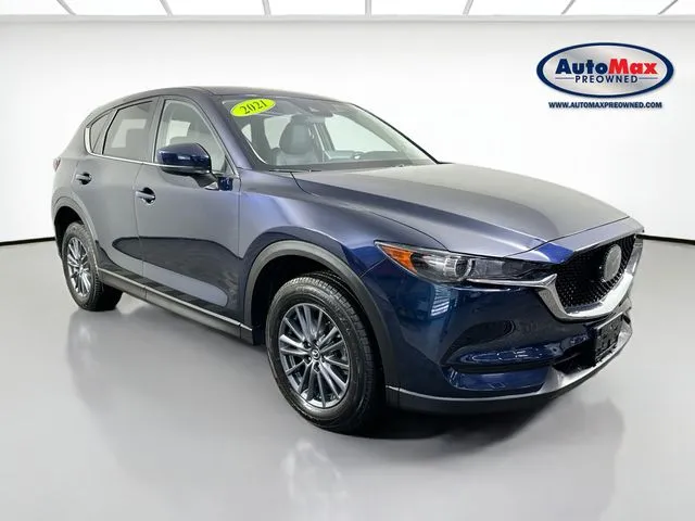 Blue 2021 Mazda CX-5 Touring for sale in Framingham, MA