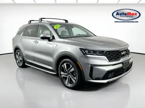 Gray 2023 Kia Sorento Hybrid SX Prestige for sale in Framingham, MA