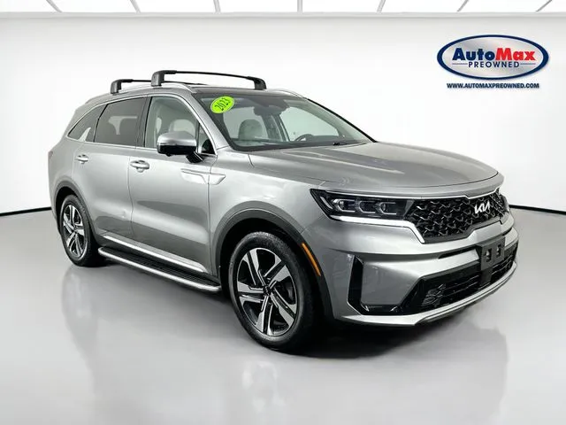 Gray 2023 Kia Sorento Hybrid SX Prestige for sale in Framingham, MA