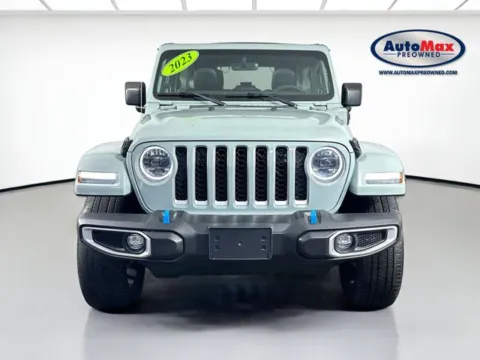 Photos of 2023 Jeep Wrangler Sahara 4xe for sale in Framingham, MA at AutoMax Preowned Framingham