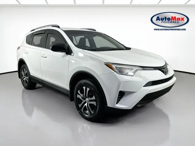 White 2017 Toyota RAV4 LE for sale in Framingham, MA