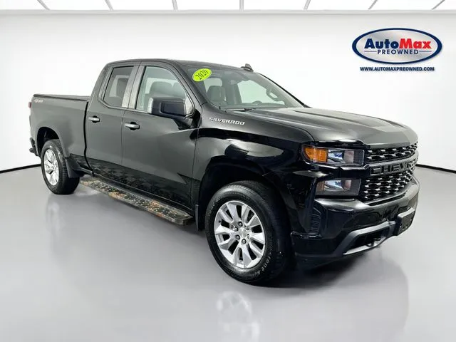 Black 2020 Chevrolet Silverado 1500 Custom for sale in Framingham, MA