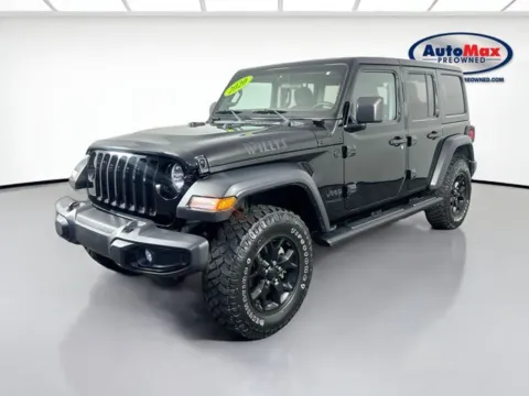 Another view of 2020 Jeep Wrangler Unlimited Willys for sale in Framingham, MA at AutoMax Preowned Framingham