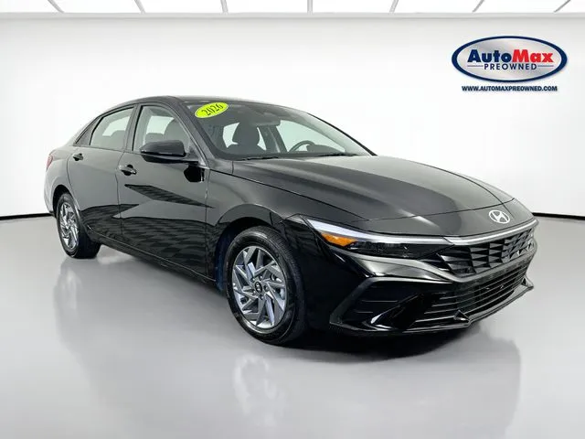 Black 2026 Hyundai Elantra Hybrid Blue for sale in Framingham, MA