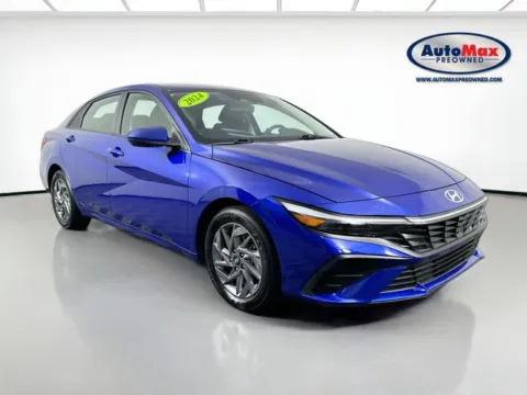 Blue 2024 Hyundai Elantra SEL for sale in Framingham, MA